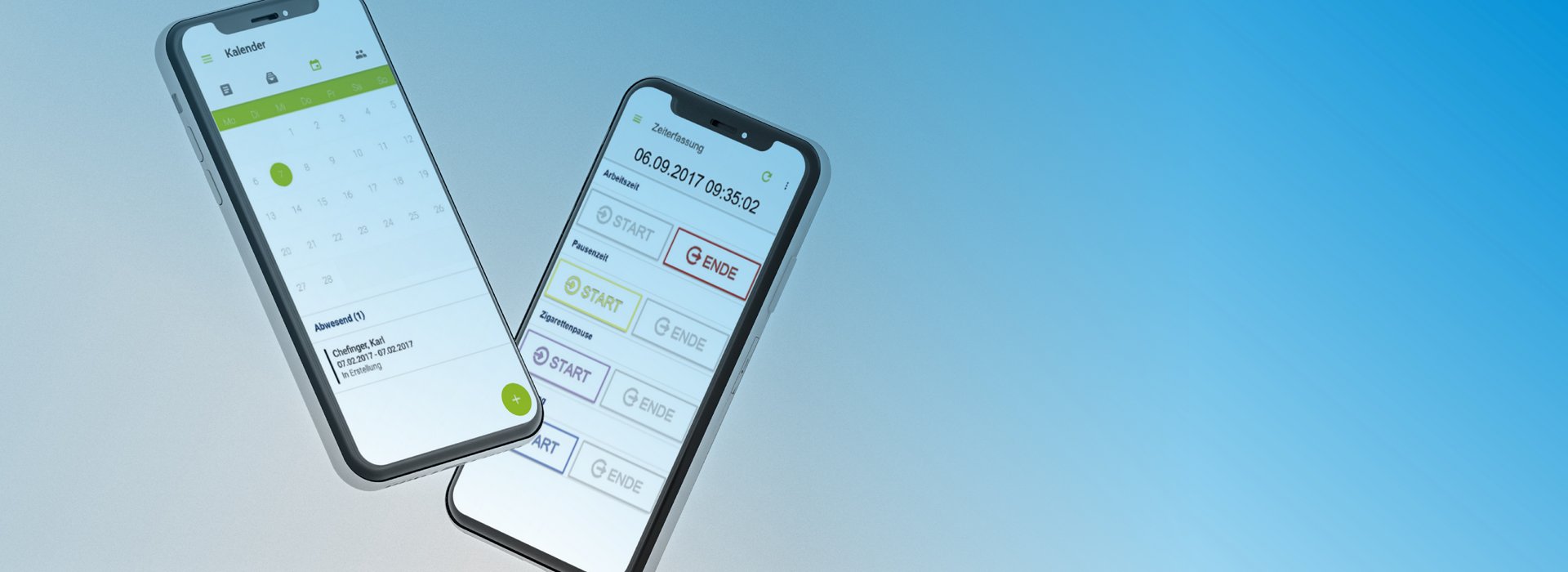 eGECKO Zeitwirtschaft Mobile App mit eGECKO Zeitwirtschaft: Erfüllen Sie das BAG-Urteil zur Arbeitszeiterfassung spielend leicht!
